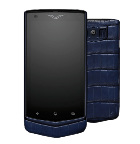 Vertu constellation v pure navy alligator