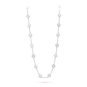 Длинное колье Van Cleef & Arpels Vintage Alhambra, 20 мотивов
