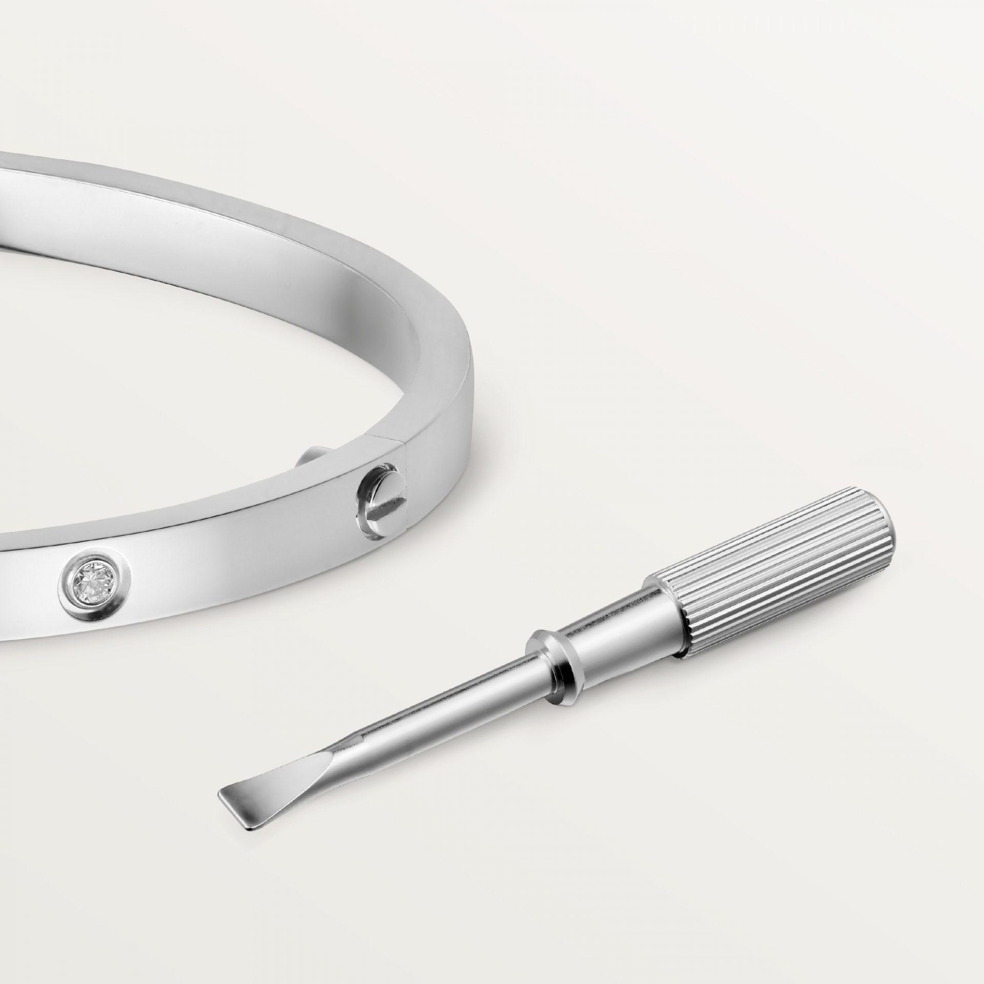 Браслет Cartier Love small model 6 diamonds