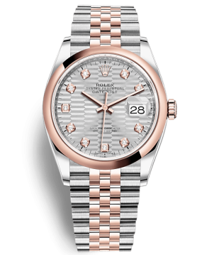 Rolex Datejust 36mm Steel and Everose Gold