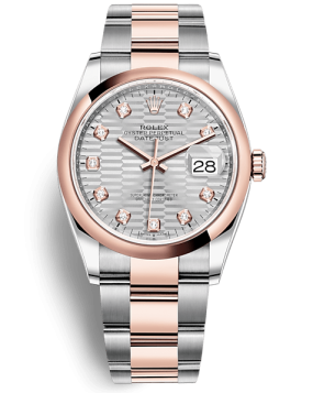 Rolex Datejust 36mm Steel and Everose Gold