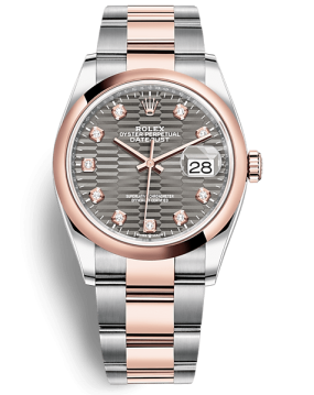 Rolex Datejust 36mm Steel and Everose Gold