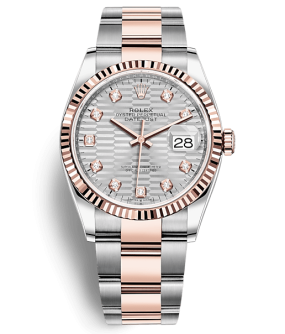 Rolex Datejust 36mm Steel and Everose Gold