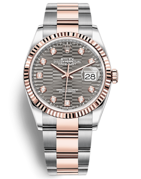 Rolex Datejust 36mm Steel and Everose Gold