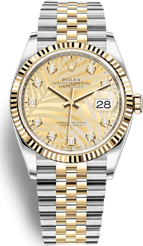 Rolex Datejust 36mm Steel and Yellow Gold