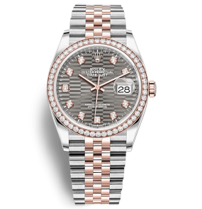 Rolex Datejust 36mm Steel and Everose Gold