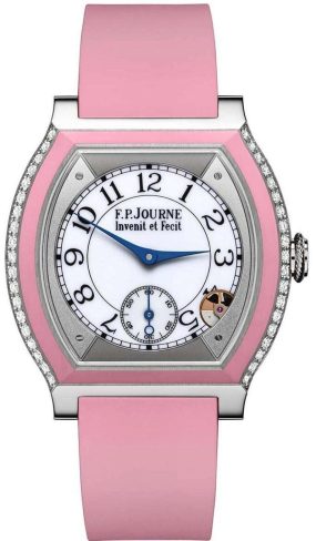 F.P. Journe Elegante Elegante 40 mm Titanium Inserts and 2 Rows of Diamonds