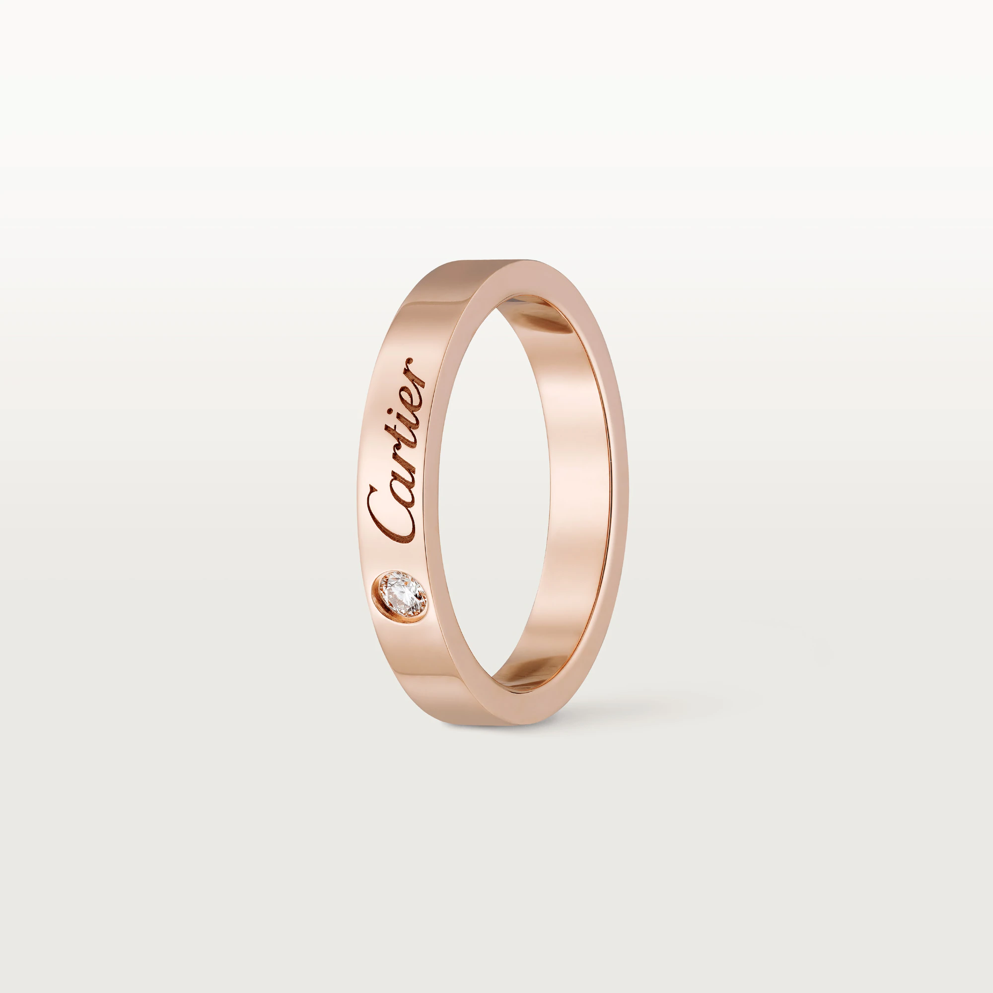 Кольцо с бриллиантом C de Cartier