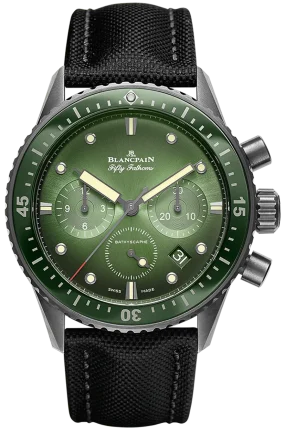 Blancpain Fifty Fathoms Bathyscaphe Chronograph Flyback Green