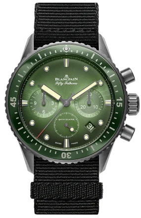 Blancpain Fifty Fathoms Bathyscaphe Chronograph Flyback Green