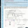 Подвеска с бриллиантами