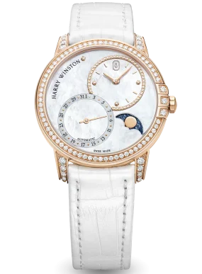 Harry Winston Midnight Date Moon Phase Automatic 36 mm
