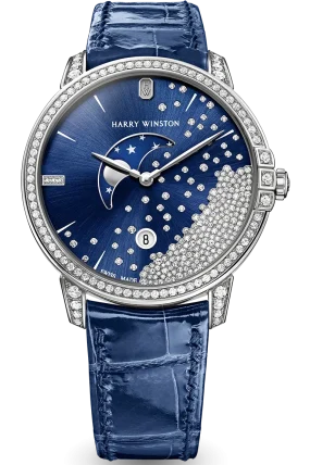 Harry Winston Midnight Diamond Drops 39mm