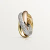 Кольцо с бриллиантами Cartier Trinity