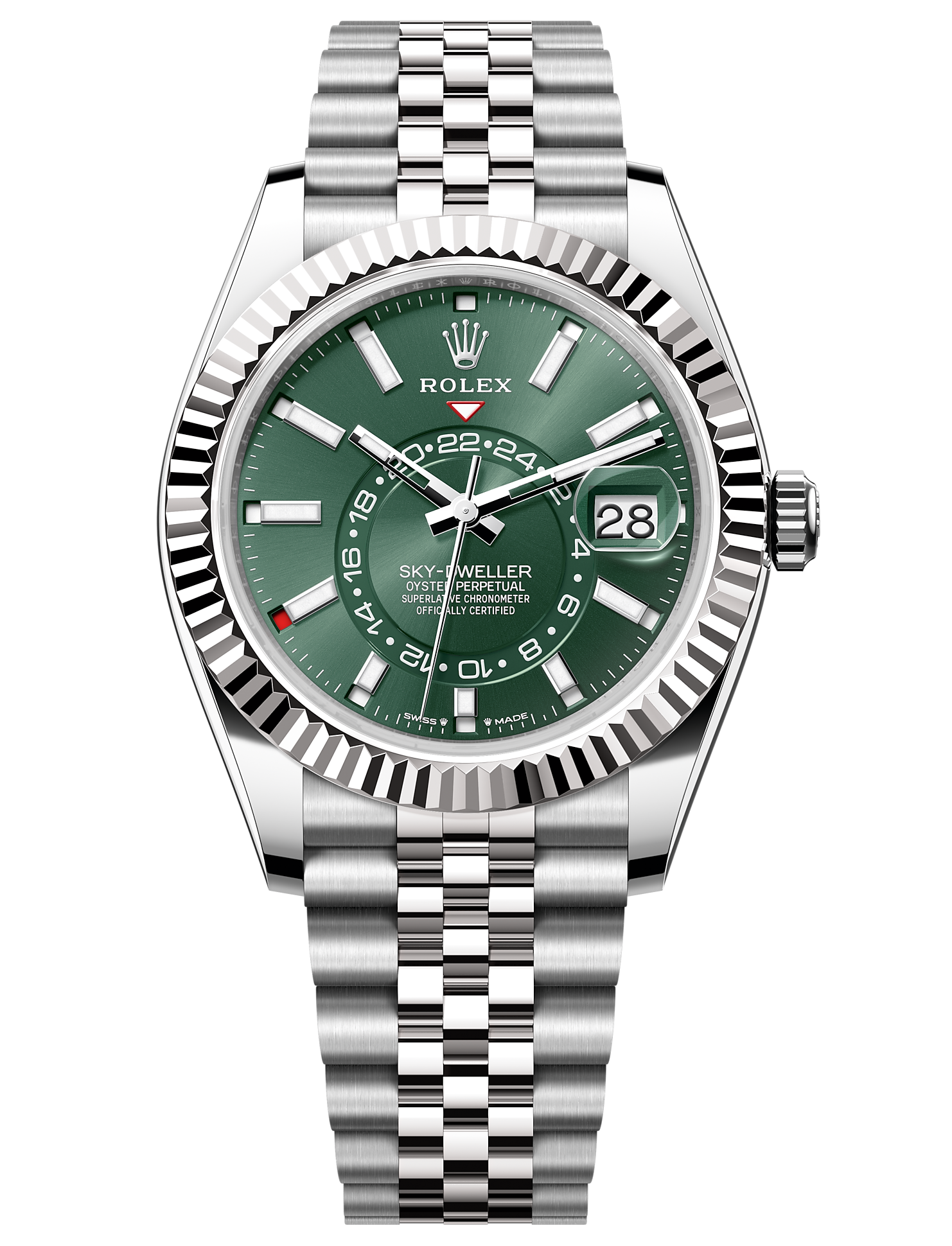 Rolex Sky-Dweller 42mm Steel and White Gold