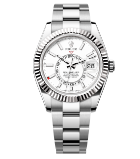 Rolex Sky-Dweller 42mm Steel and White Gold
