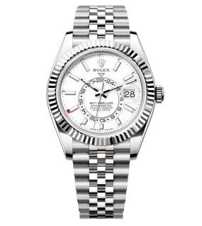 Rolex Sky-Dweller 42mm Steel and White Gold