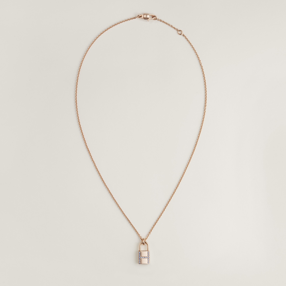 Подвеска с бриллиантами Hermes Kelly Cadenas