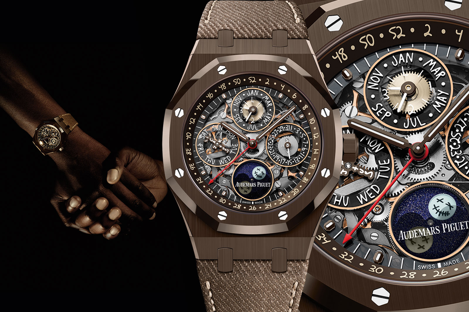Новинка! Audemars Piguet Royal Oak Perpetual Calendar Openworked Cactus Jack