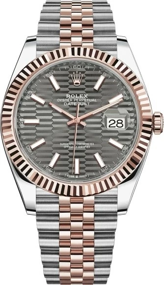 ROLEX DATEJUST 41MM STEEL AND EVEROSE GOLD