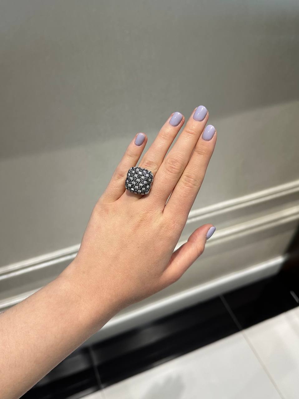 Кольцо с бриллиантами 2,45 ct.