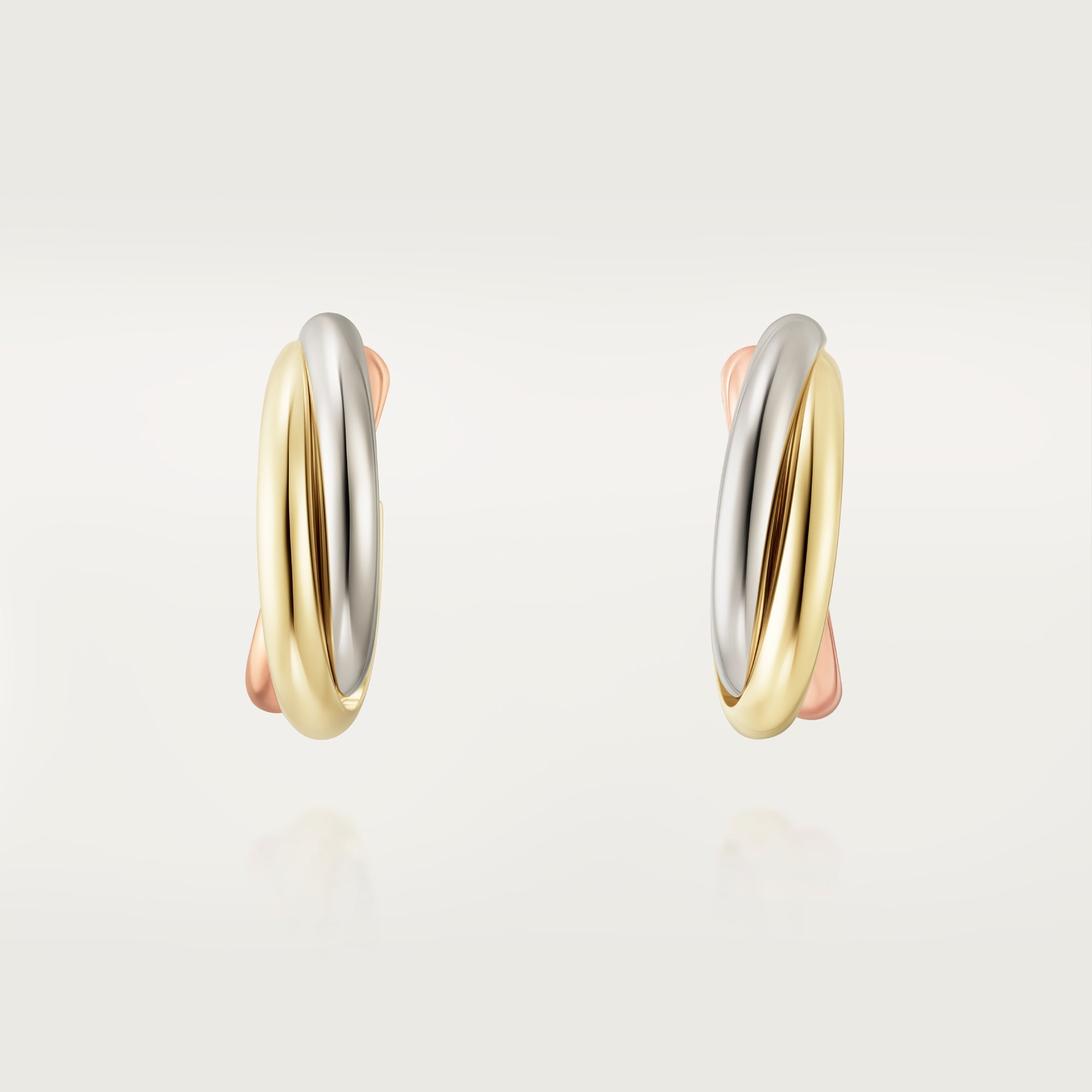 Серьги Cartier Trinity mini model