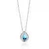Подвеска с аквамарином и бриллиантами Tiffany & Co Tiffany Soleste