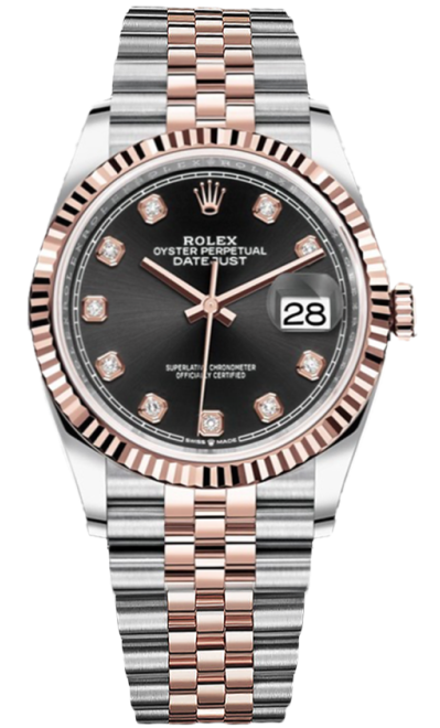 Rolex Datejust 36mm Steel and Everose Gold