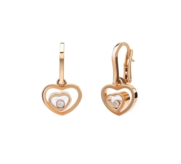 Серьги Chopard HAPPY DIAMONDS HEART