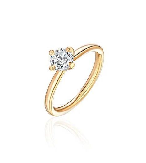 КОЛЬЦО С БРИЛЛИАНТОМ 0,30 ct