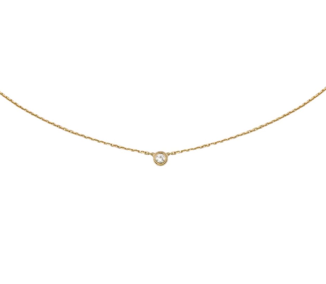 ПОДВЕСКА С БРИЛЛИАНТОМ CARTIER D’AMOUR MINI