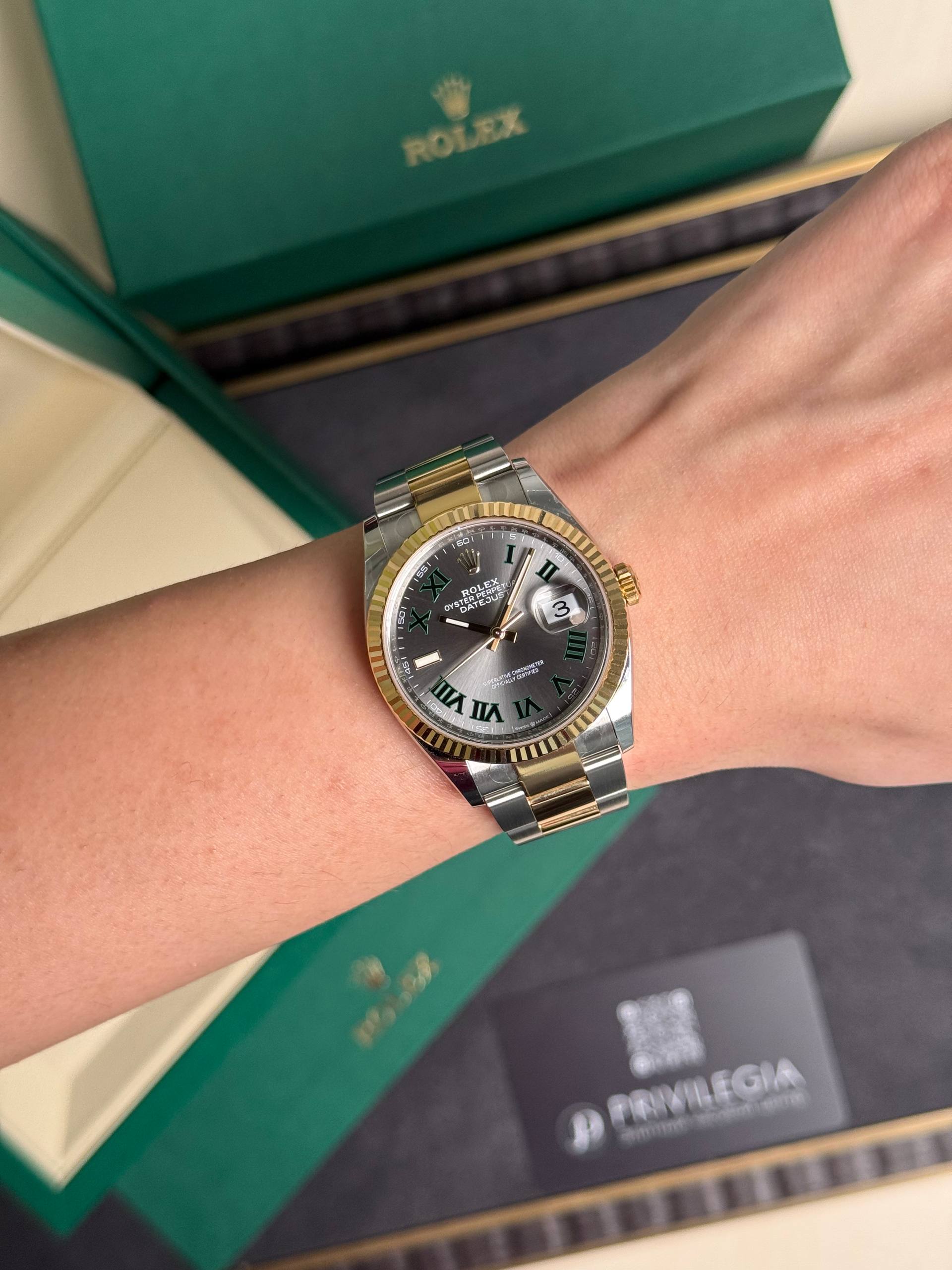 Rolex Datejust 36mm Steel and Yellow Gold
