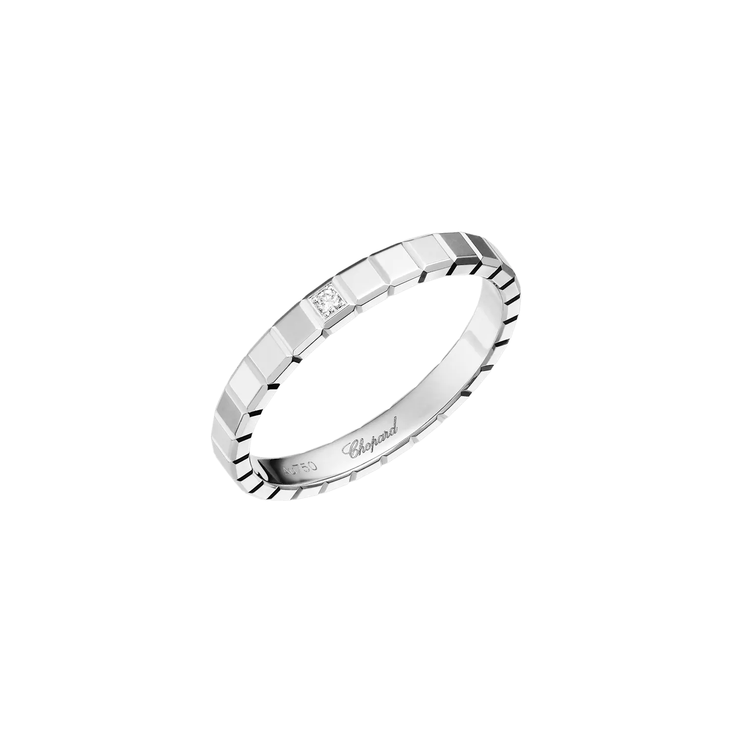 Кольцо Chopard Ice Cube с бриллиантом