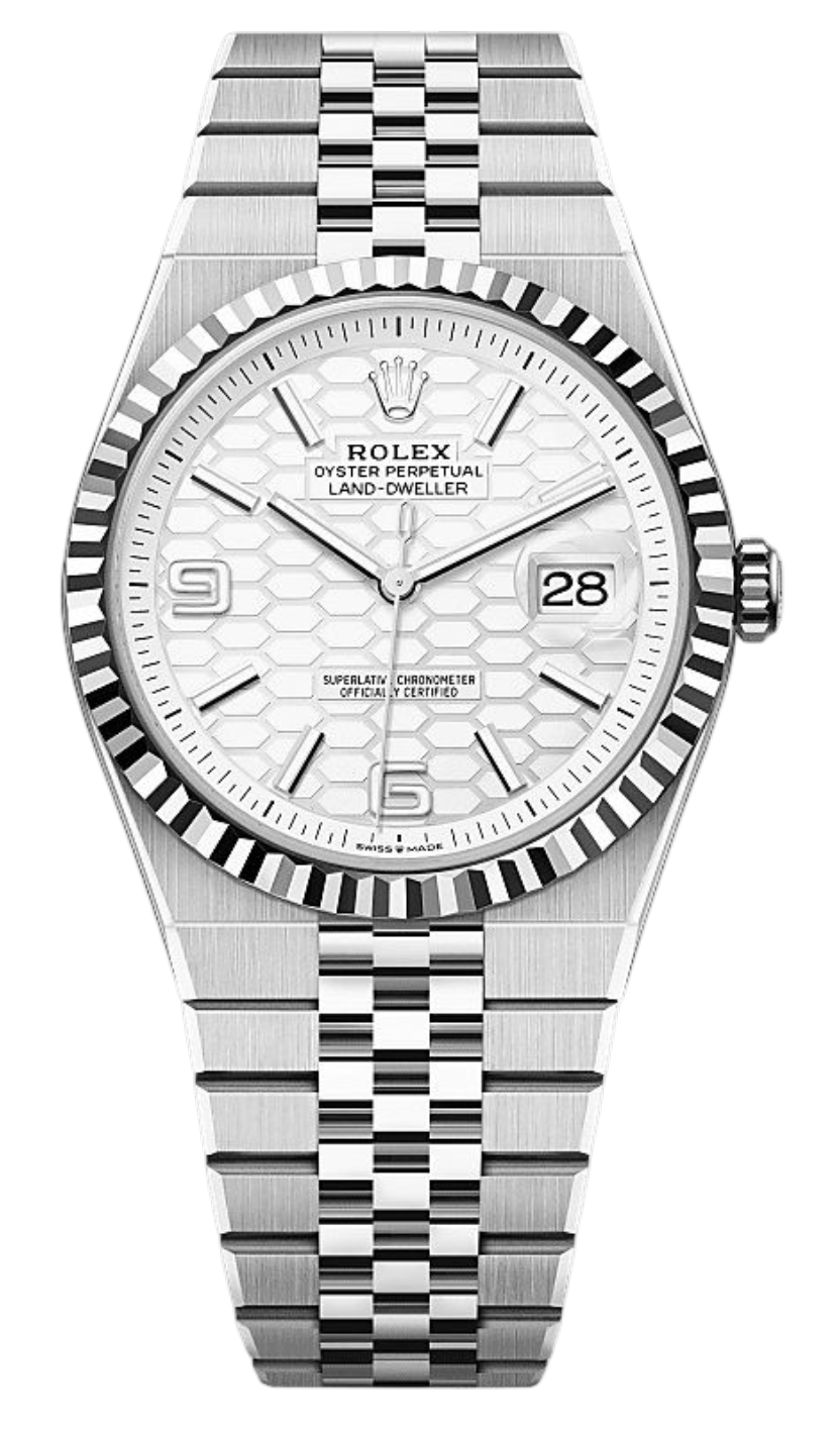 Rolex Land-Dweller 40mm Steel and White Gold