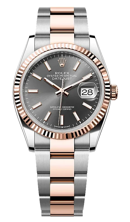 Rolex Datejust 36mm Steel and Everose Gold