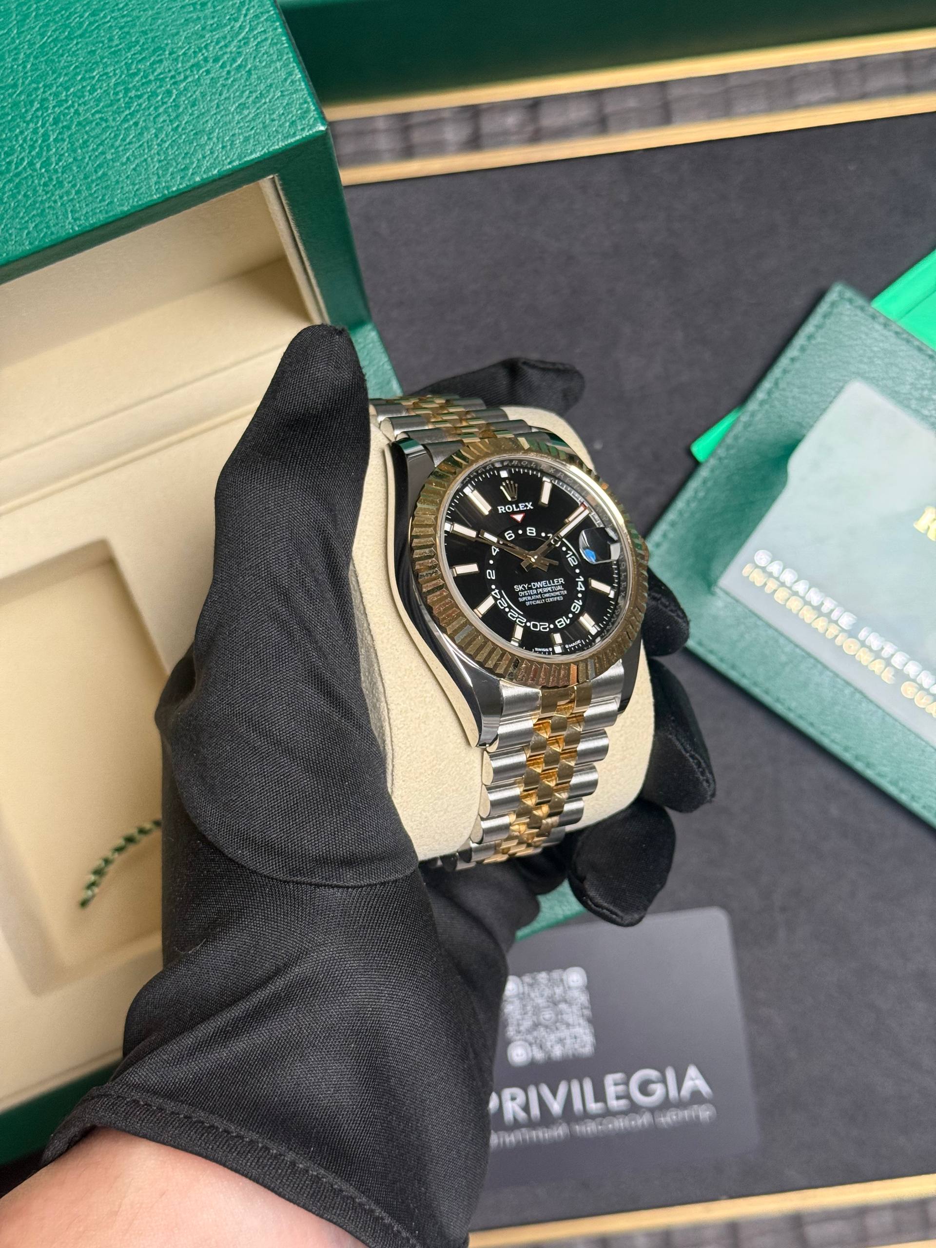 Rolex Sky-Dweller 42mm Steel and Yellow Gold
