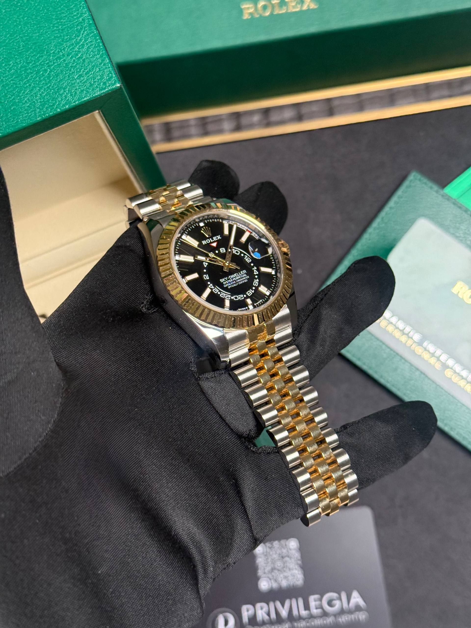 Rolex Sky-Dweller 42mm Steel and Yellow Gold