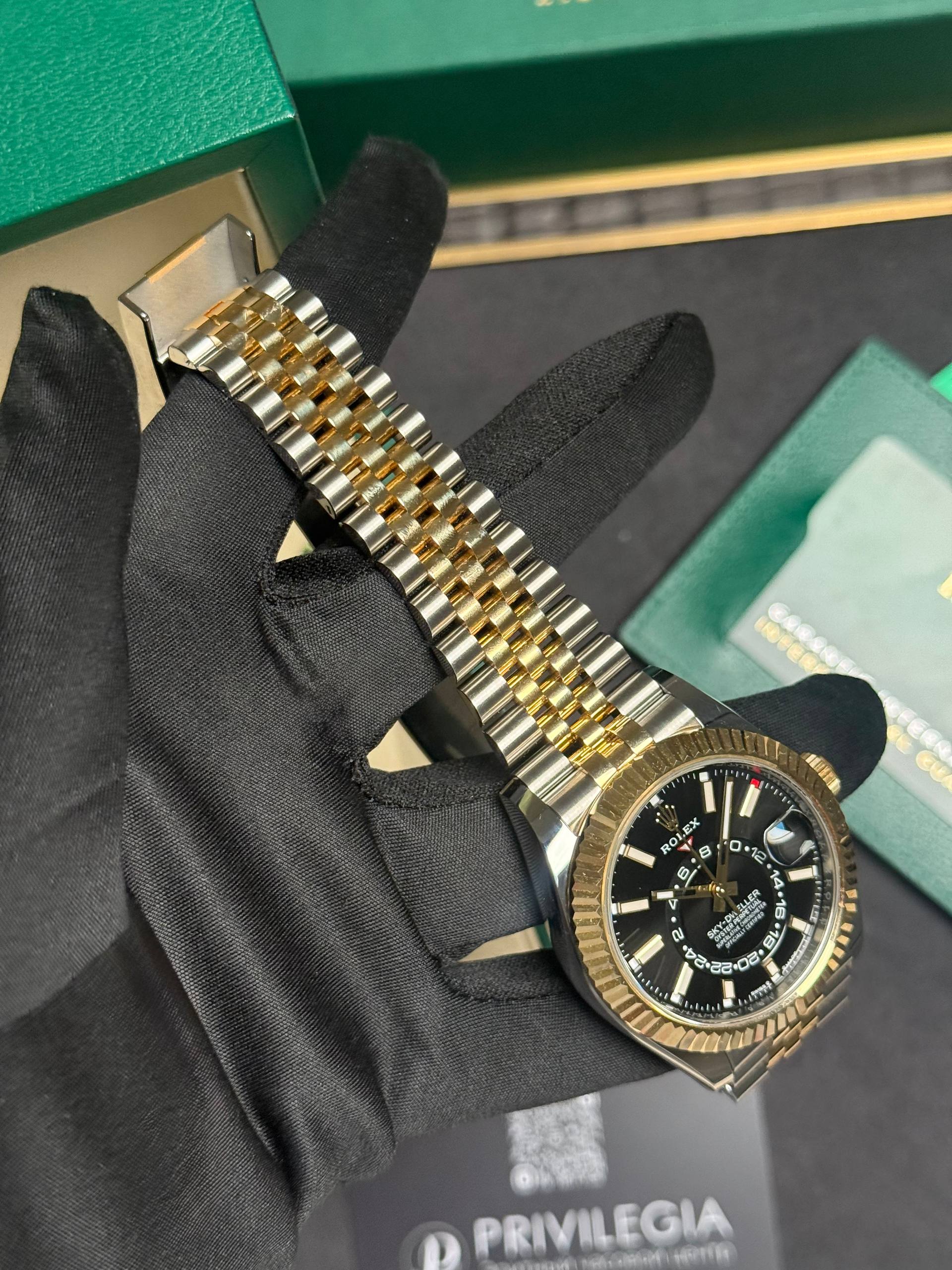 Rolex Sky-Dweller 42mm Steel and Yellow Gold